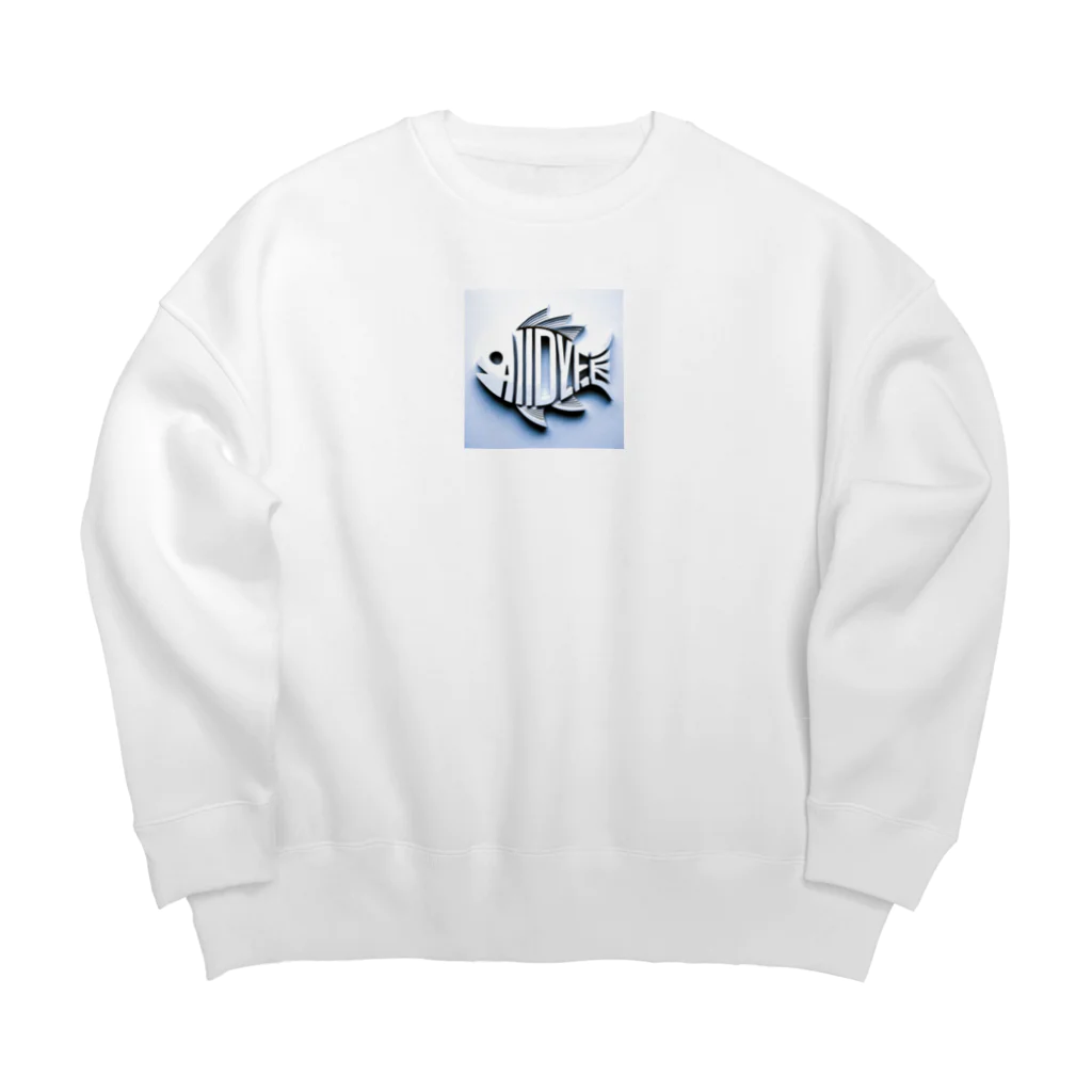 アジンガーのアジラバスケルトン Big Crew Neck Sweatshirt