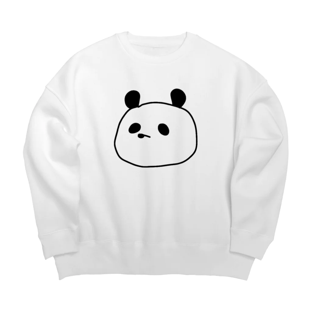 チョコミントのパンダ Big Crew Neck Sweatshirt