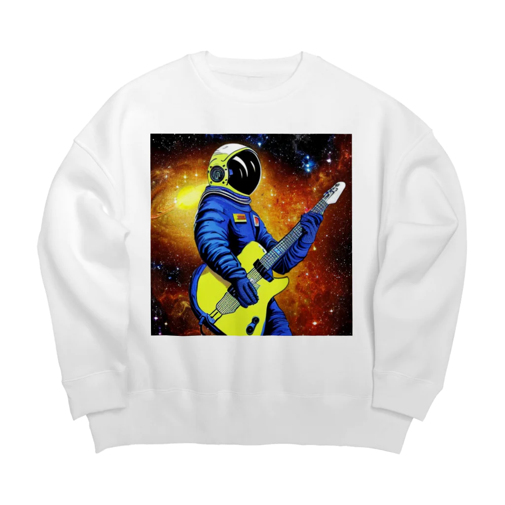 宇宙開発デザイン科の28世紀のギタリスト Big Crew Neck Sweatshirt