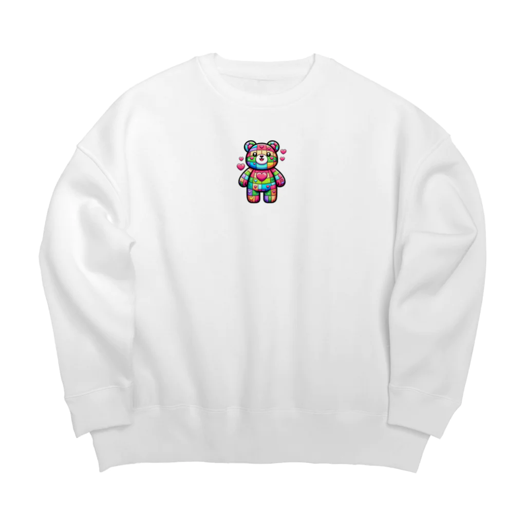 【公式】Colorful Animalsのカラベア Big Crew Neck Sweatshirt