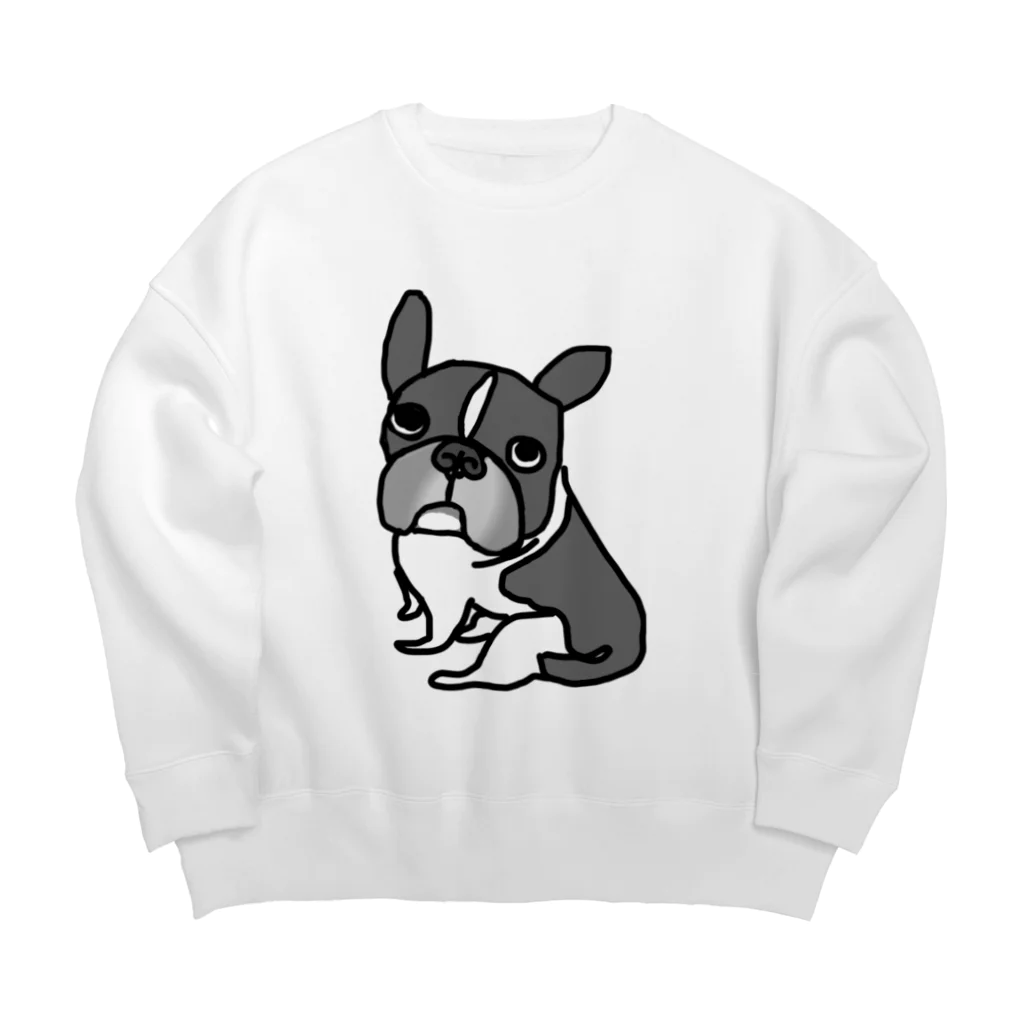 ひらいんさいどのブルオさん Big Crew Neck Sweatshirt