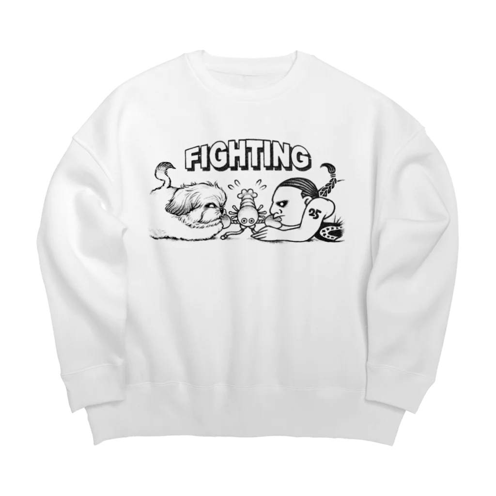 westvillage25のFIGHTING Big Crew Neck Sweatshirt