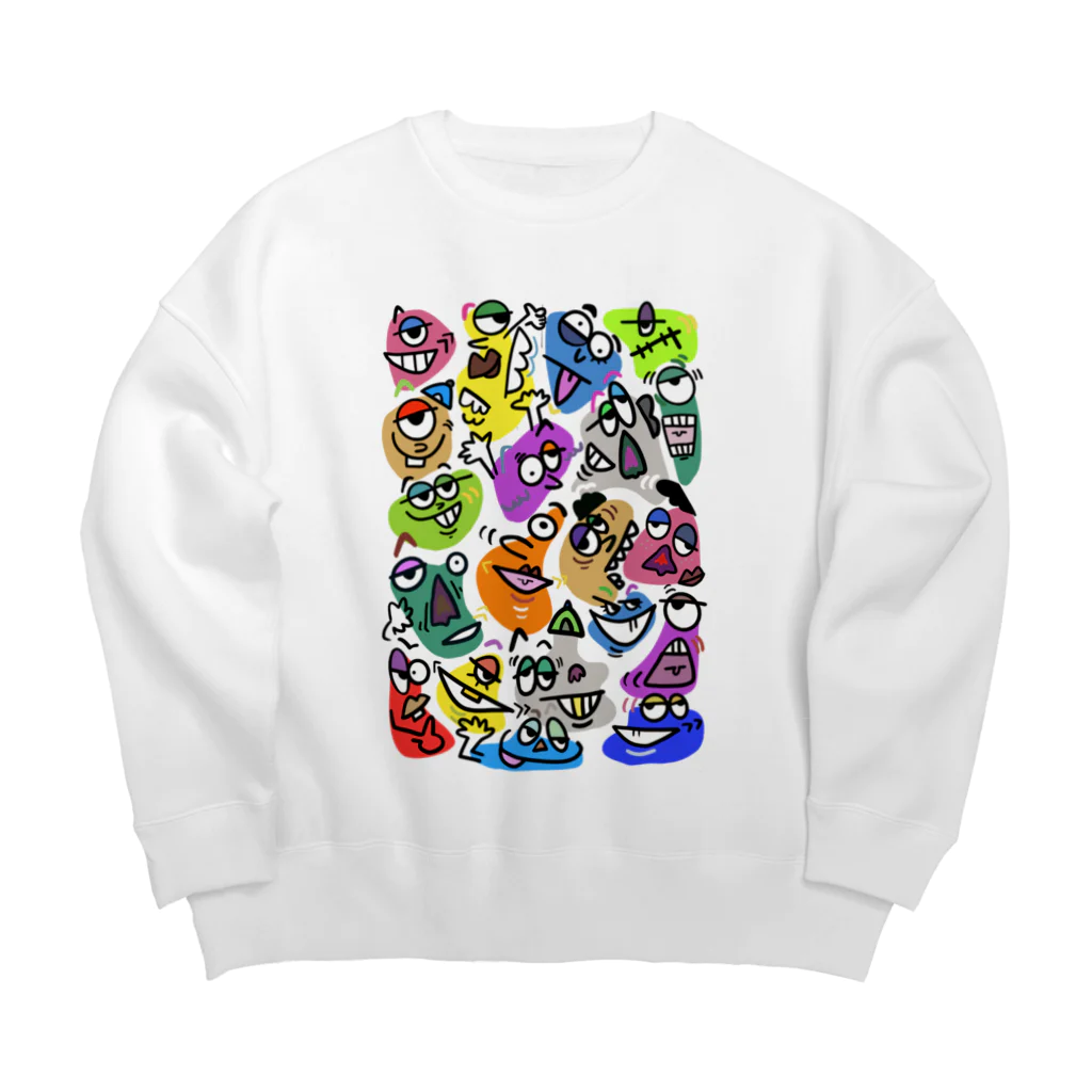 Colorful fam Earthのガチャガチャ Big Crew Neck Sweatshirt