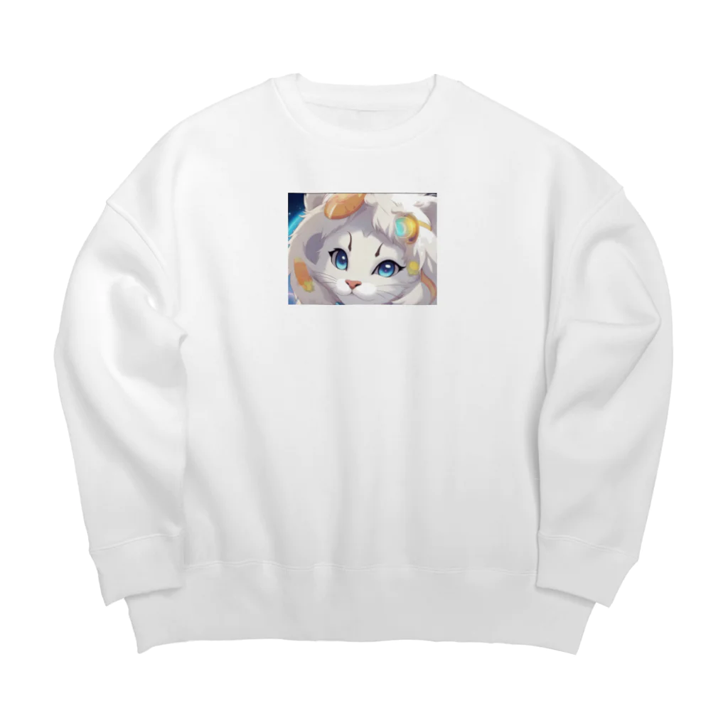 ポジパレード 🎉のムーンシャインタイガリーナ Big Crew Neck Sweatshirt