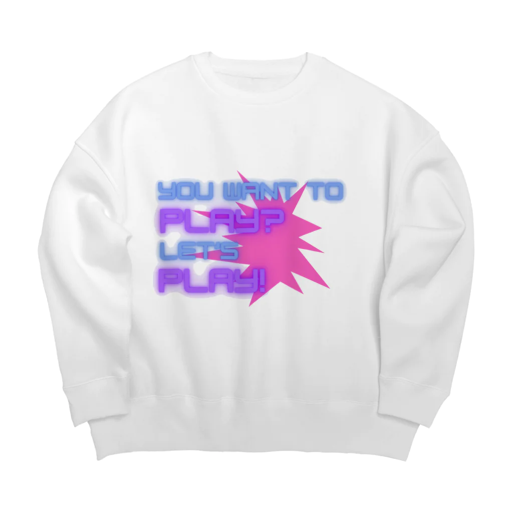 P4R4D0XパラドックスのYOU WANT TO PLAY? Big Crew Neck Sweatshirt