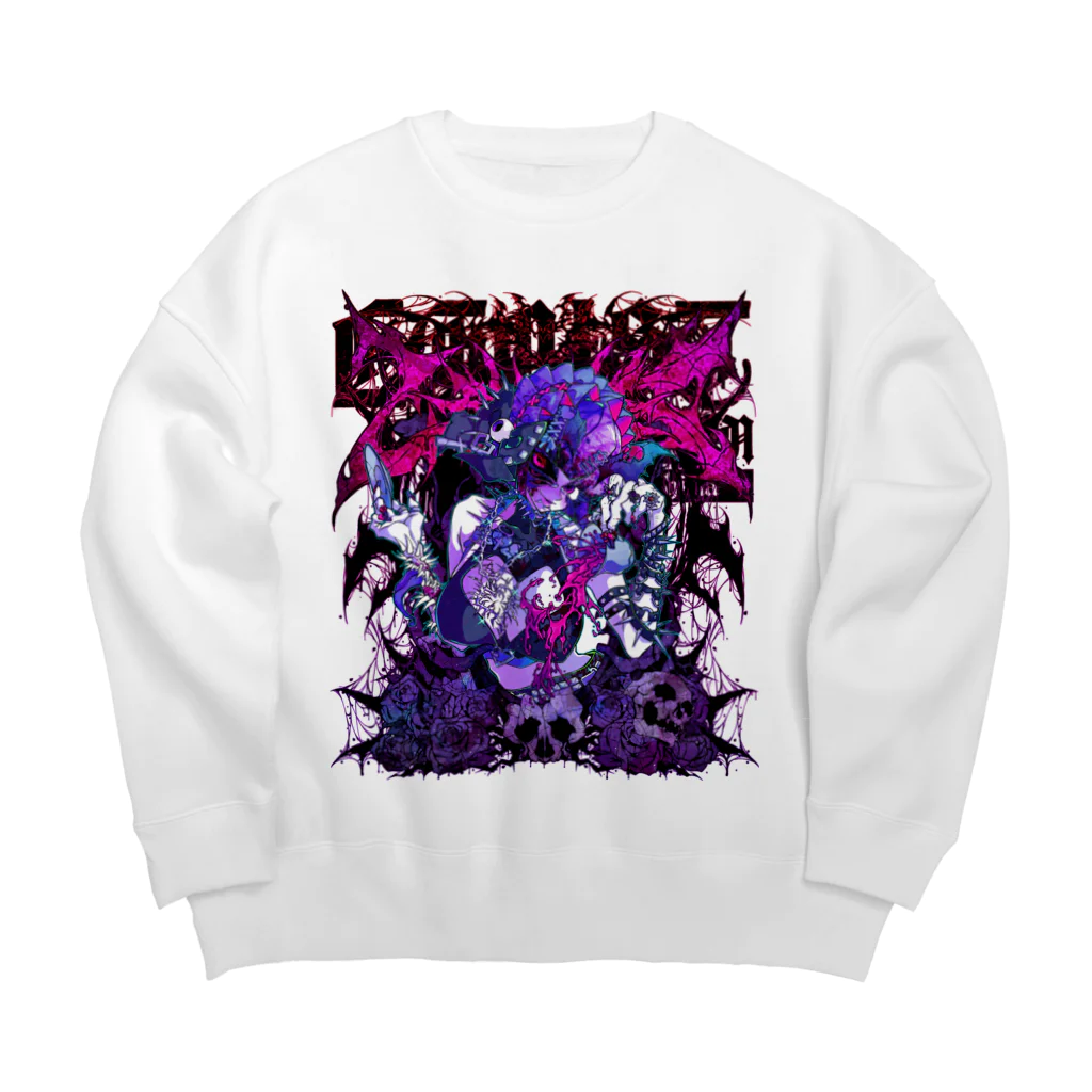 エゴイスト乙女のお給仕ちゃん Big Crew Neck Sweatshirt