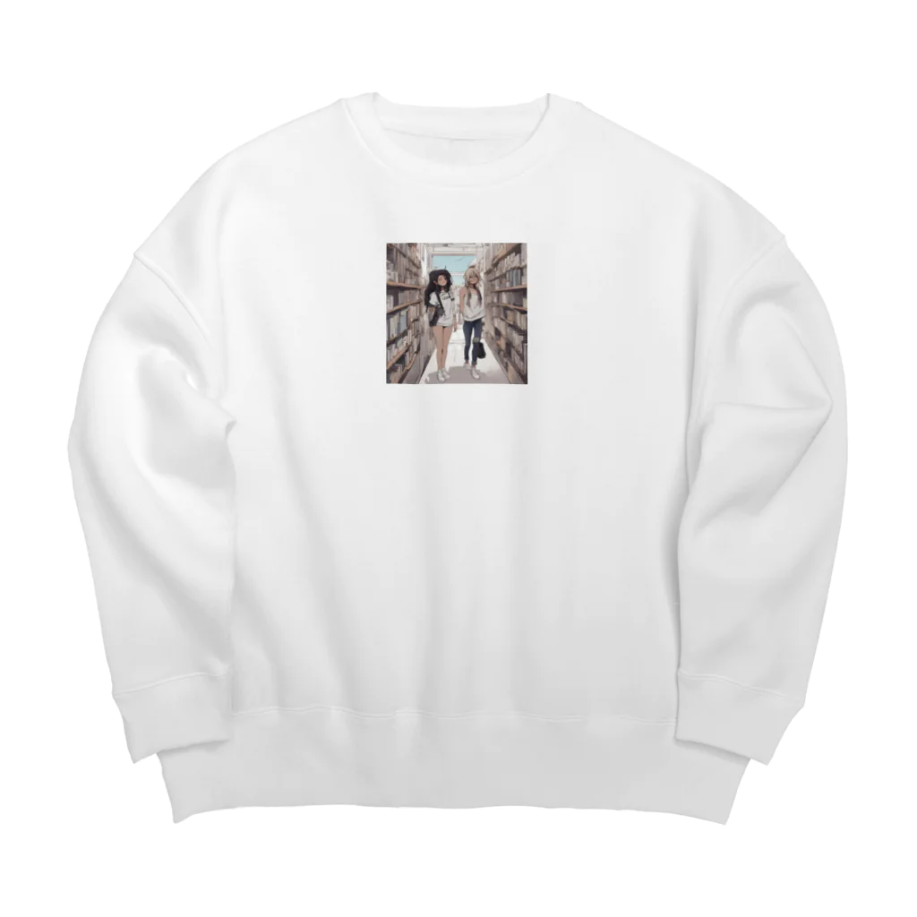 mofu mofu309の見ててマジ合格するから Big Crew Neck Sweatshirt