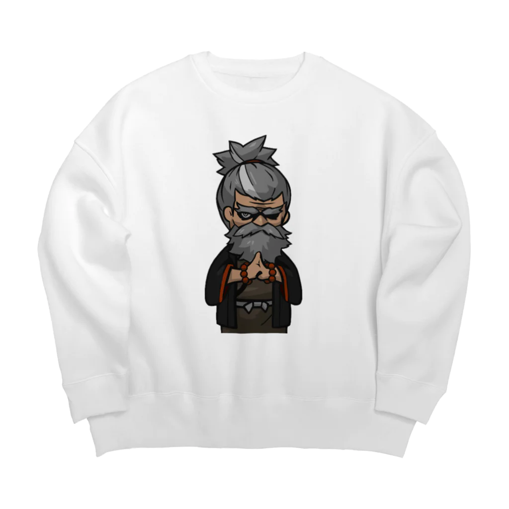 みたらし団子のふたたまちゃんの岩爺（がんじい） Big Crew Neck Sweatshirt