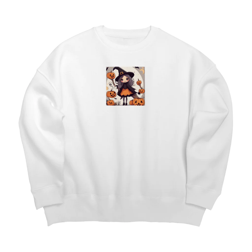 キノコのカオリン Big Crew Neck Sweatshirt