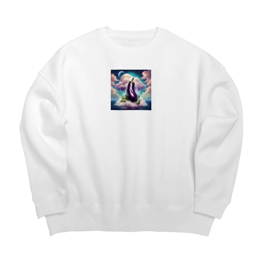 tai-boのなすび君臨 Big Crew Neck Sweatshirt