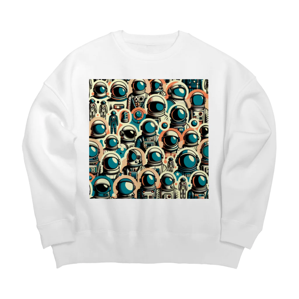 seiya_CosmicPioneerのそれぞれの心 Big Crew Neck Sweatshirt