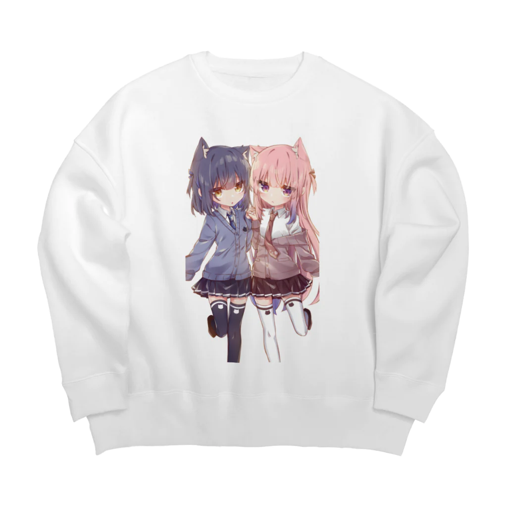 𝗋𝖾𝗇𝗋𝗂のえゆゆえ Big Crew Neck Sweatshirt