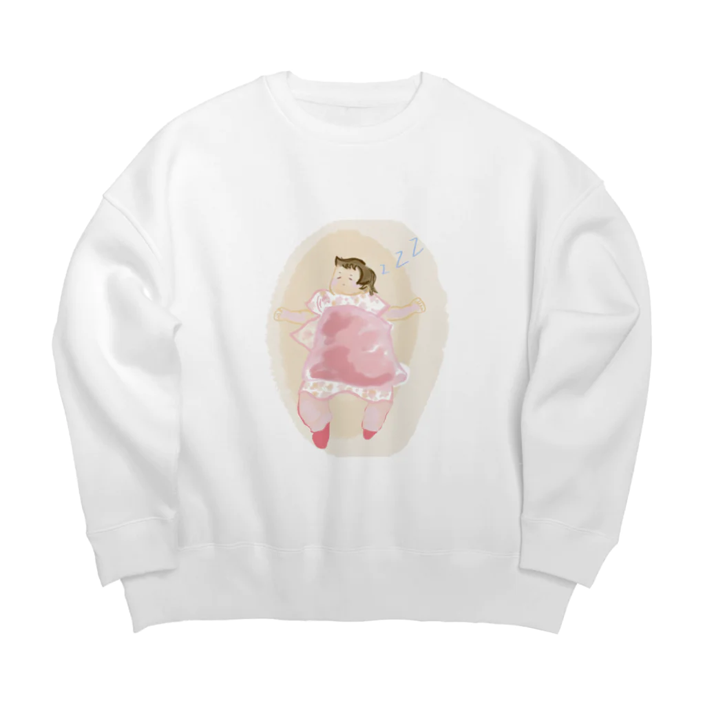 みゆこのお部屋のおやすみ💤 Big Crew Neck Sweatshirt