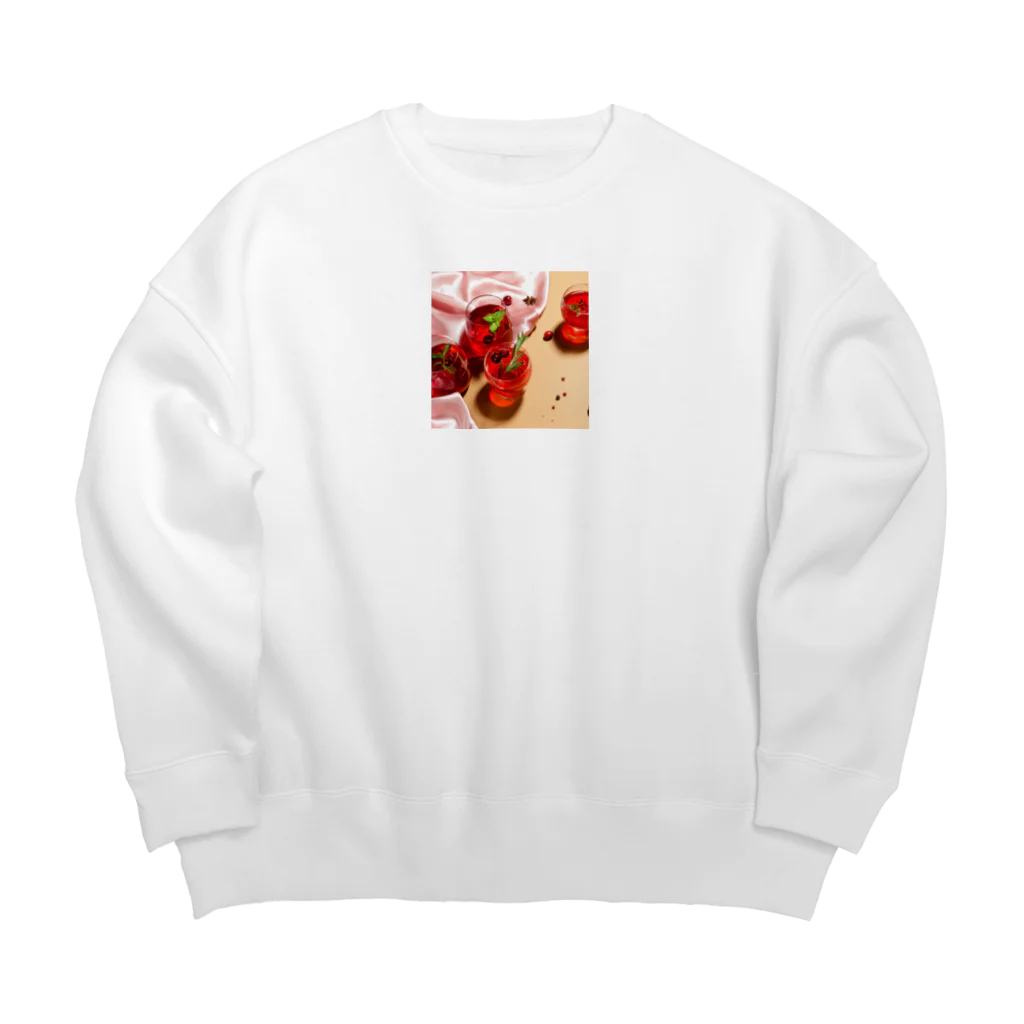 mami〜shopのカクテル Big Crew Neck Sweatshirt