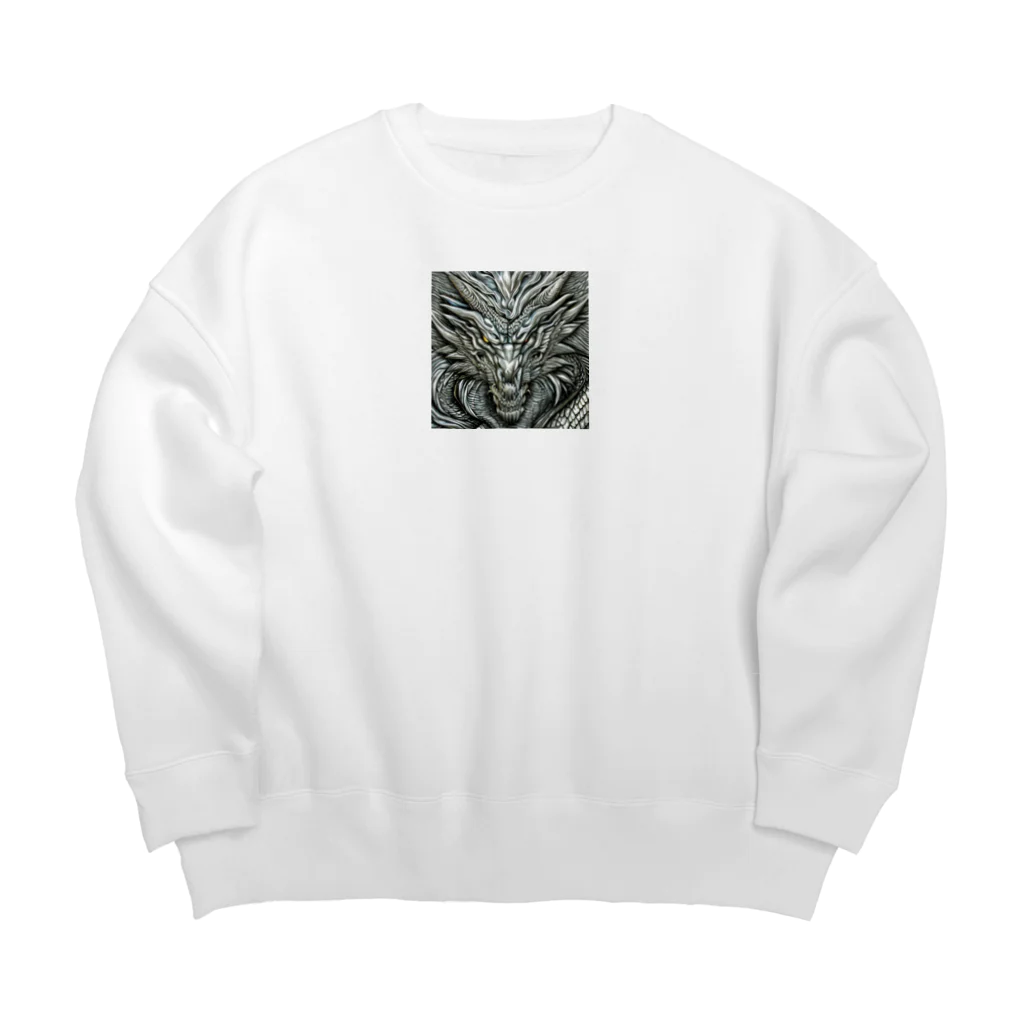 ５６アイテムズの銀龍 Big Crew Neck Sweatshirt