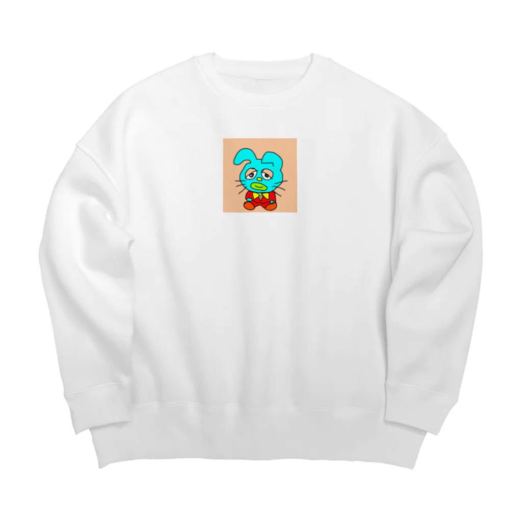 okitahiromuのだめうさ Big Crew Neck Sweatshirt