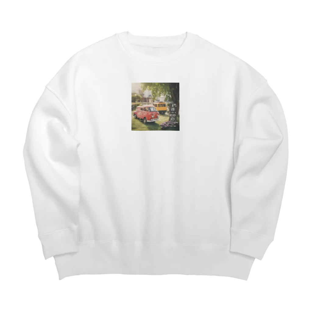 Flower Twinkleのクルマ Big Crew Neck Sweatshirt