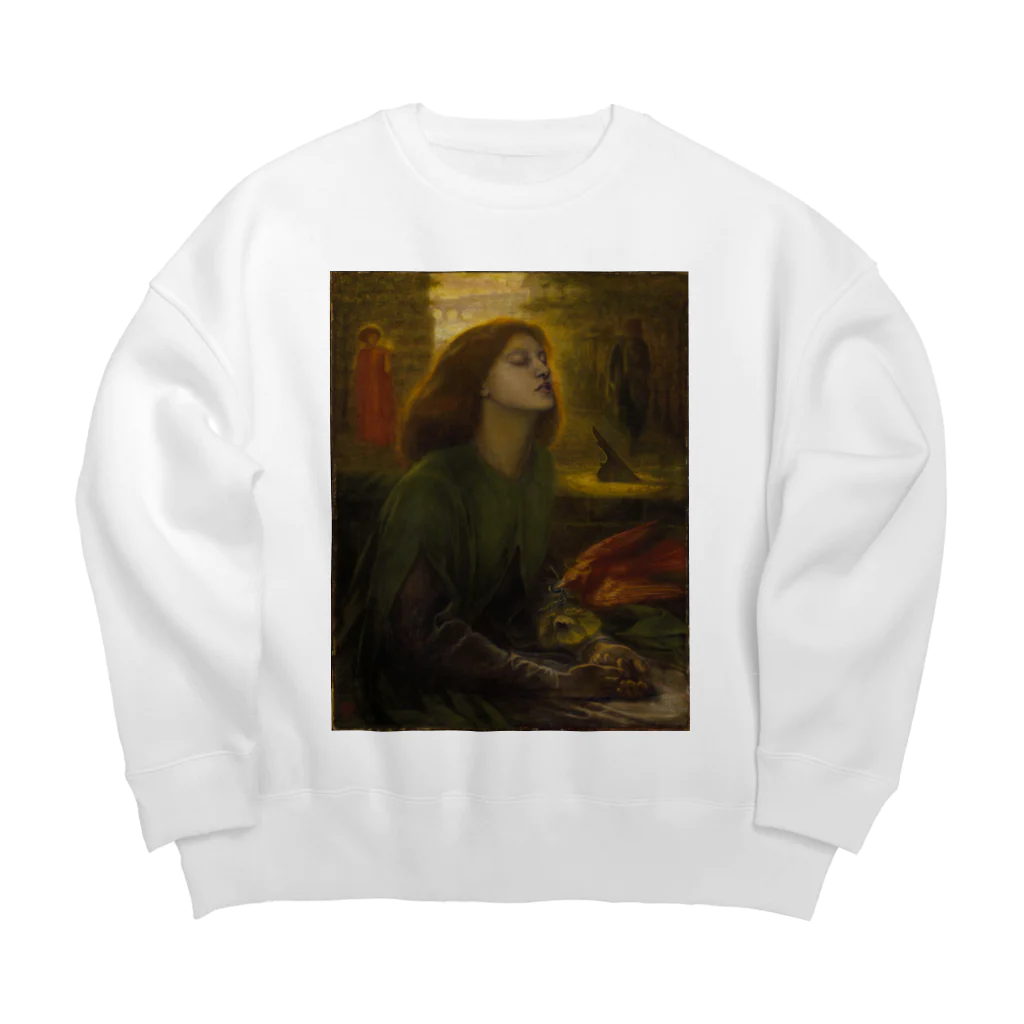 世界美術商店のベアタ・ベアトリクス / Beata Beatrix Big Crew Neck Sweatshirt