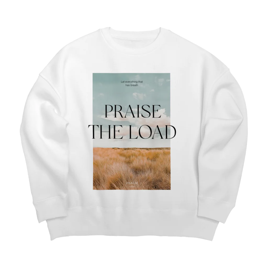 jeje-roomのPRAISE THE LOAD Big Crew Neck Sweatshirt