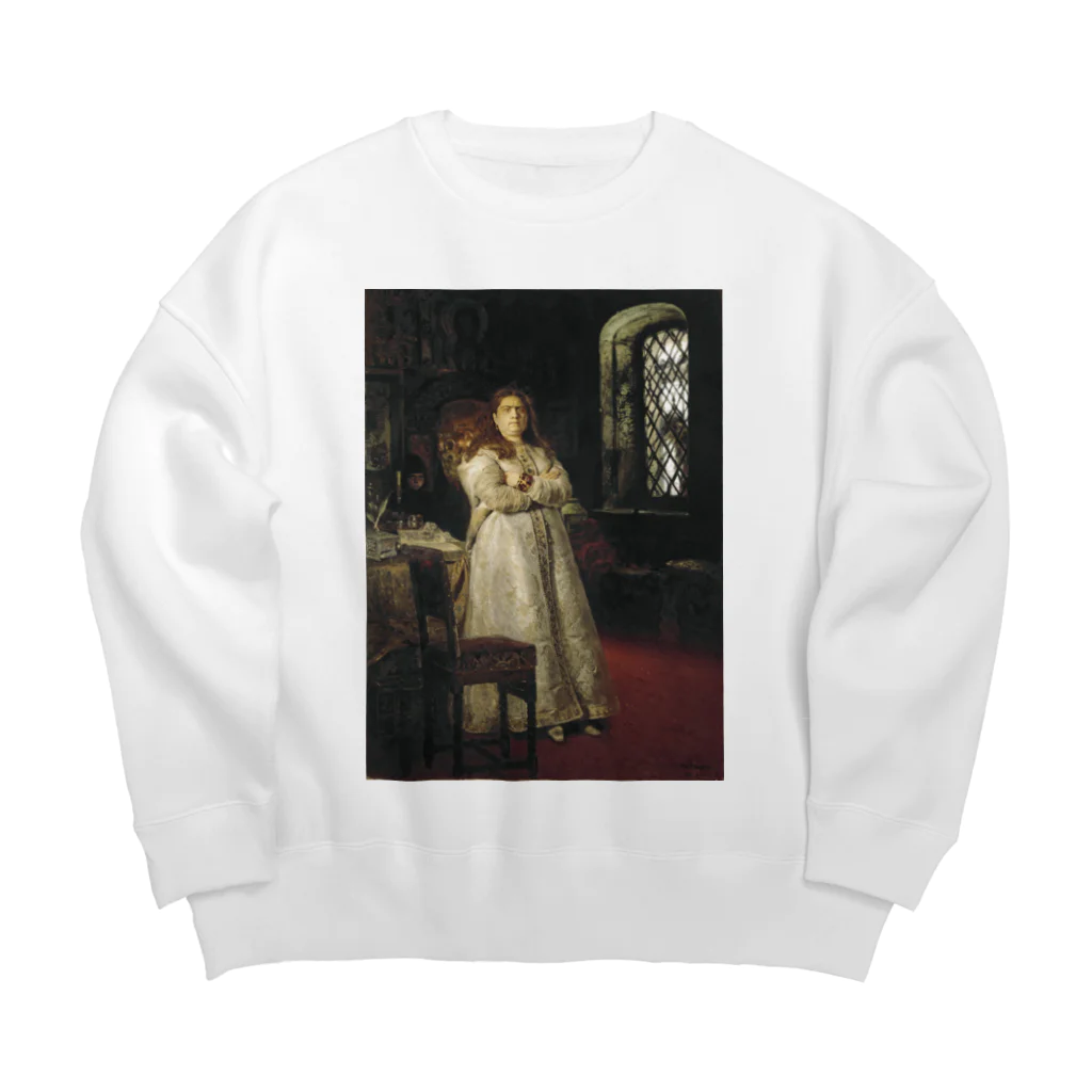 世界美術商店の皇女ソフィア / Grand Duchess Sofia at the Novodevichy Convent Big Crew Neck Sweatshirt