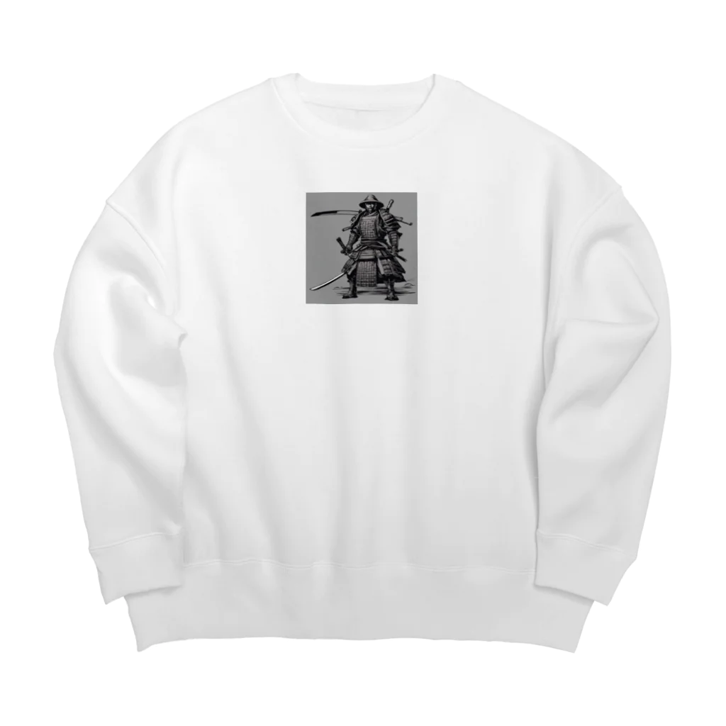 MOnaの渋い 侍 Big Crew Neck Sweatshirt