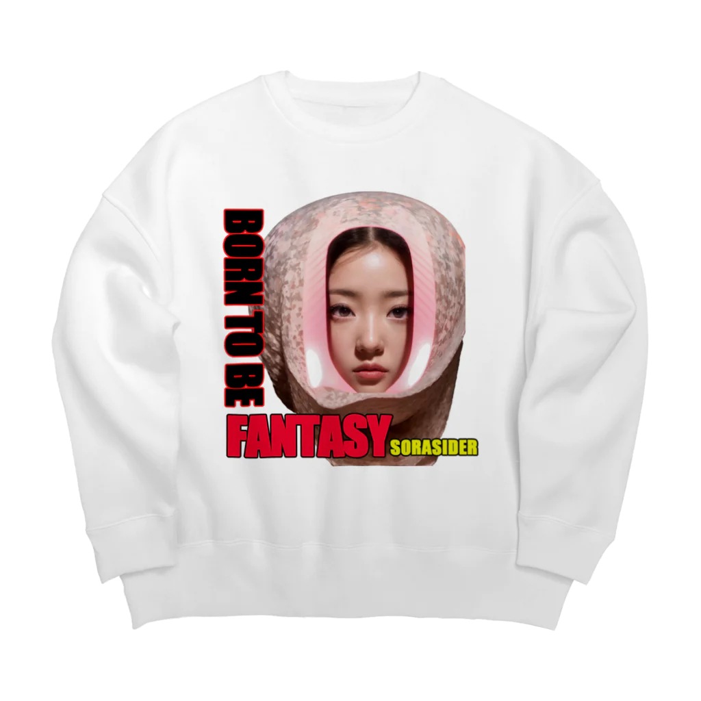 SORASIDER.MONO（そらさいだあ・どっと・もの）のファンタジーに生まれて❤ Big Crew Neck Sweatshirt