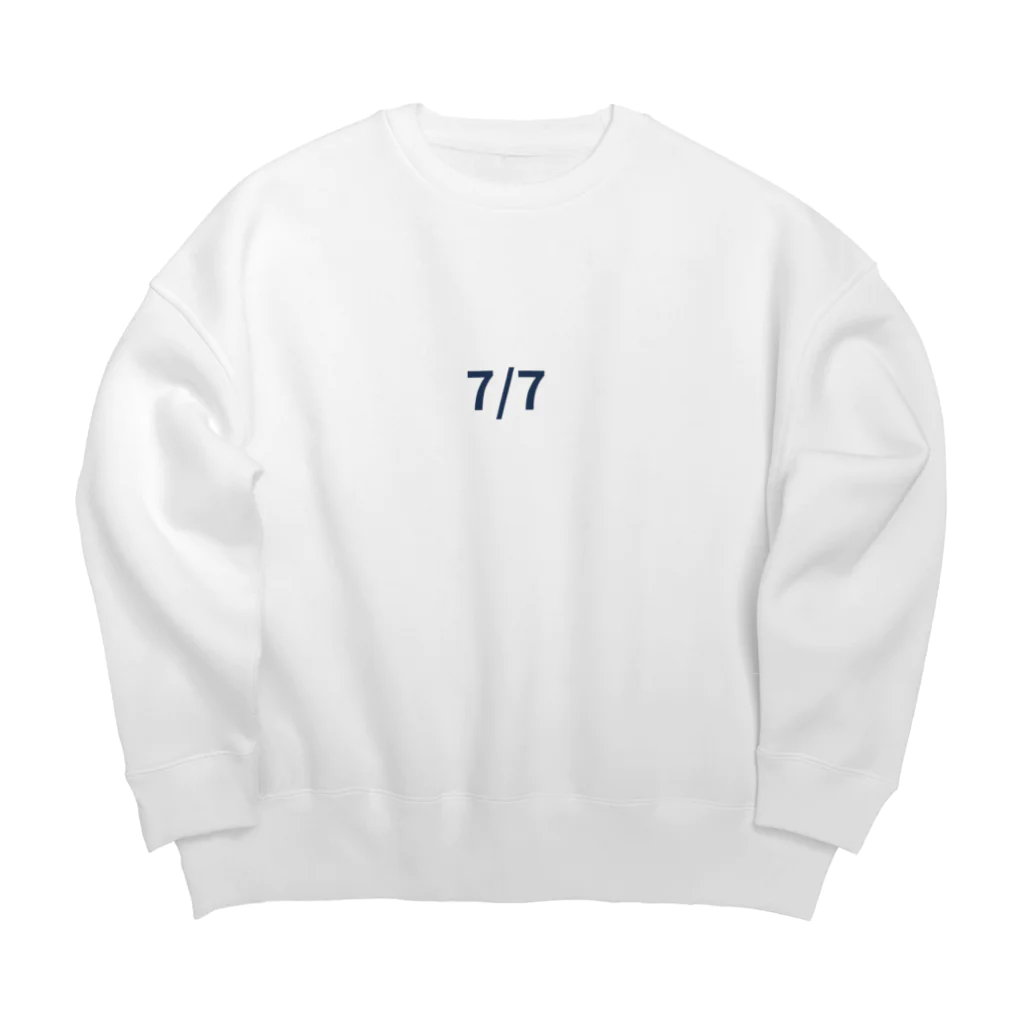 AY-28の日付グッズ7/7バージョン Big Crew Neck Sweatshirt