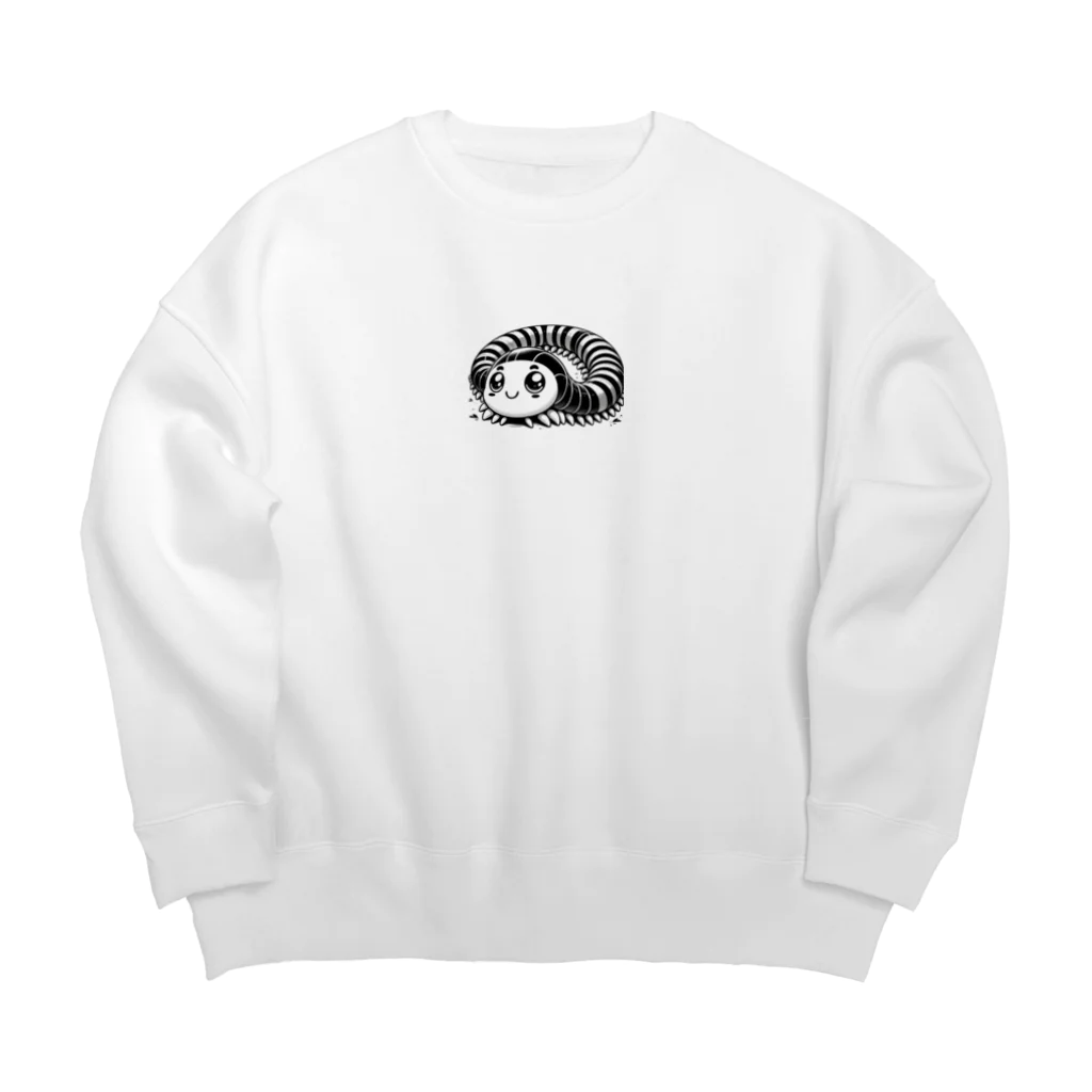 tomokazunagataのムカデ君 Big Crew Neck Sweatshirt