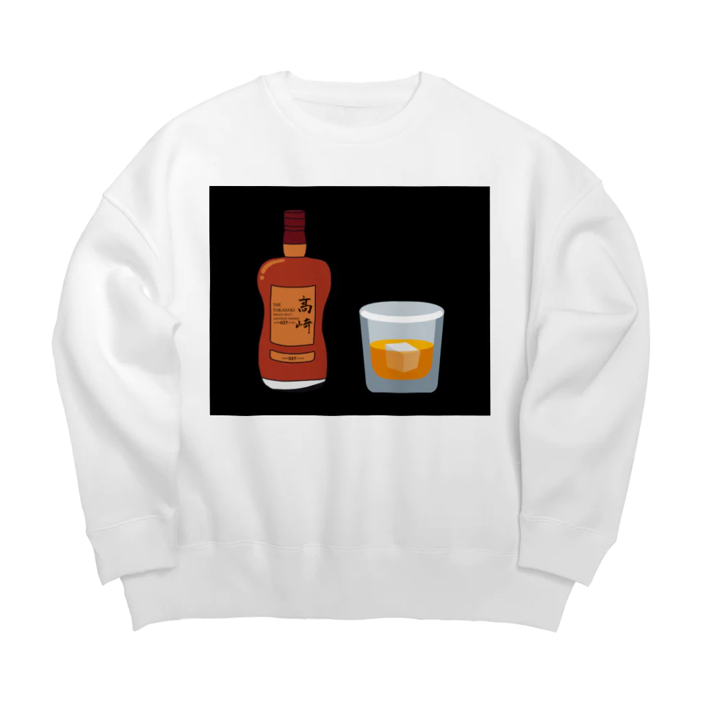 NokuchiiのTHE TAKASAKI SINGLE MALT JAPANEZE WHISKY AGED 027 YEARS Big Crew Neck Sweatshirt