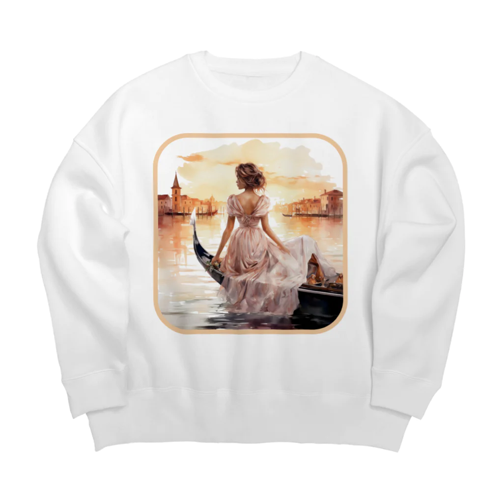 MistyStarkのプリンセスゴンドラ Big Crew Neck Sweatshirt