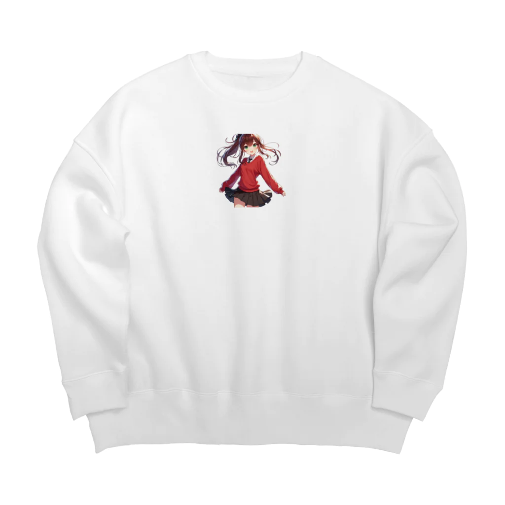 Satochuのさおりちゃん Big Crew Neck Sweatshirt