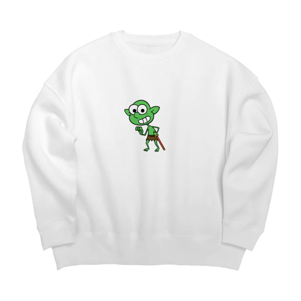 samuraigoblinsのサムゴブ Big Crew Neck Sweatshirt