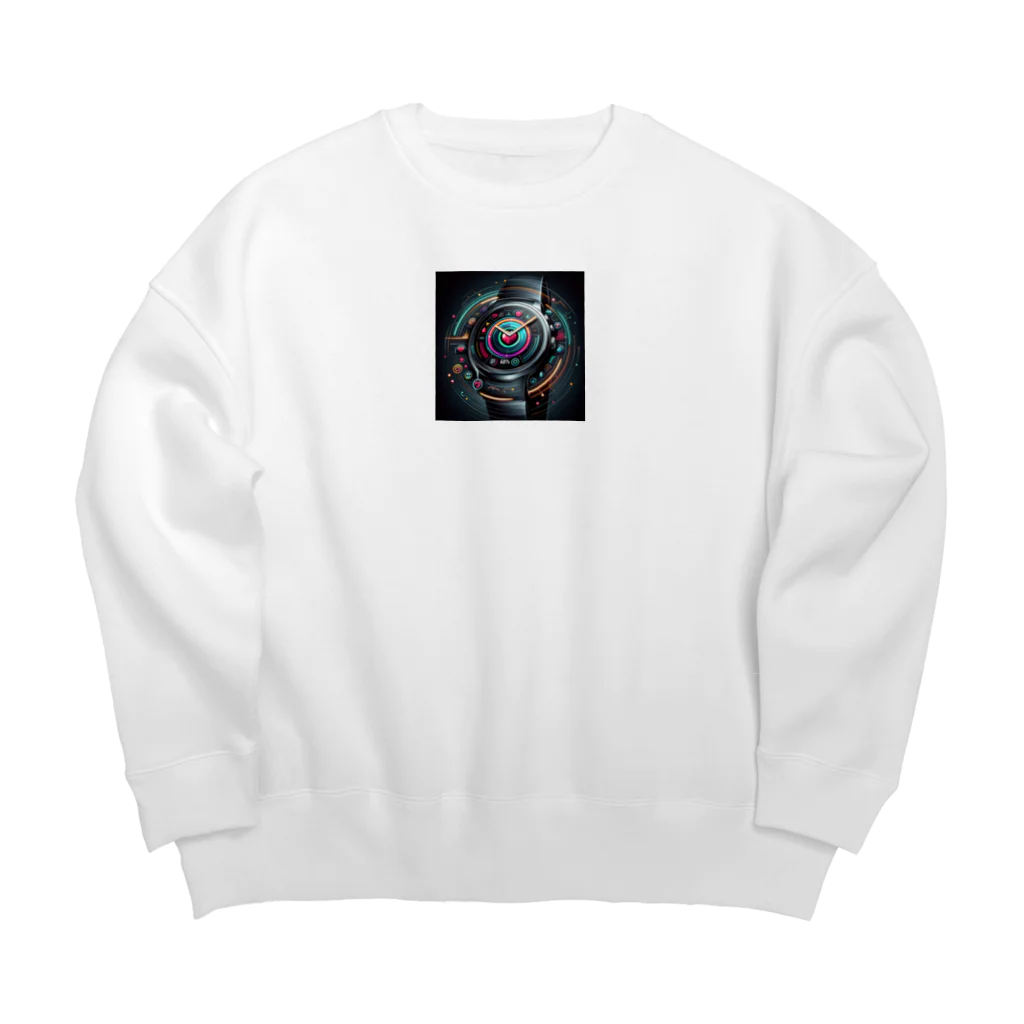 NWorldのスマートウォッチの進化 Big Crew Neck Sweatshirt