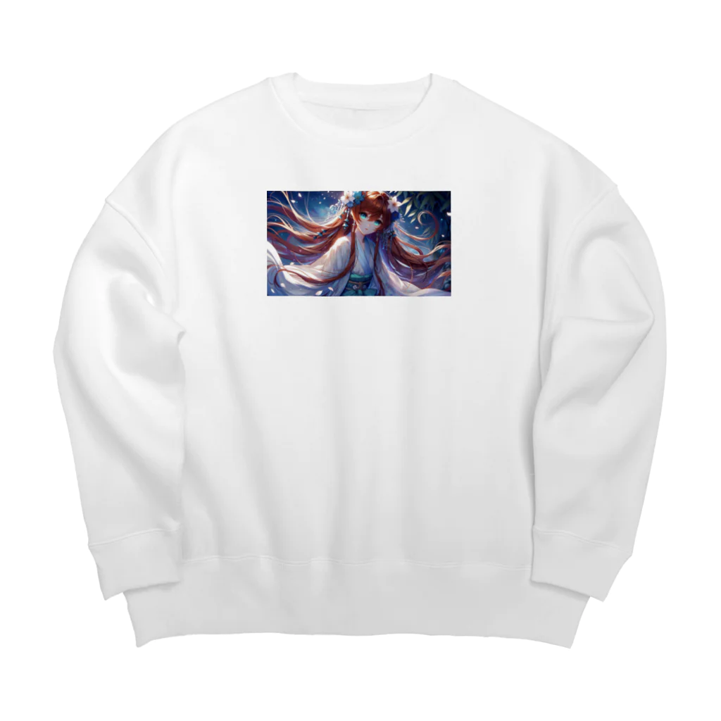 カズの「星屑の舞う森の守り手」 Big Crew Neck Sweatshirt