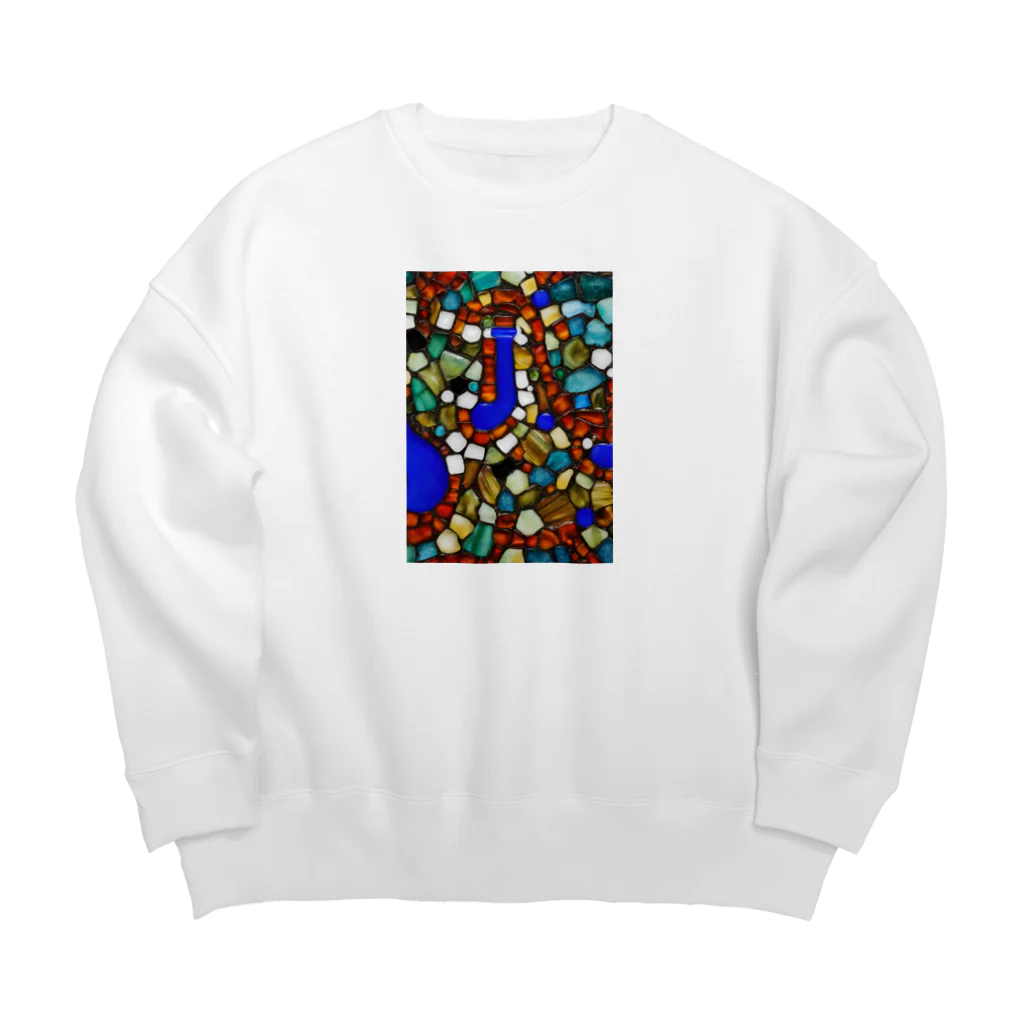 No Fishing No Life のよーく見ると水タバコ？ Big Crew Neck Sweatshirt