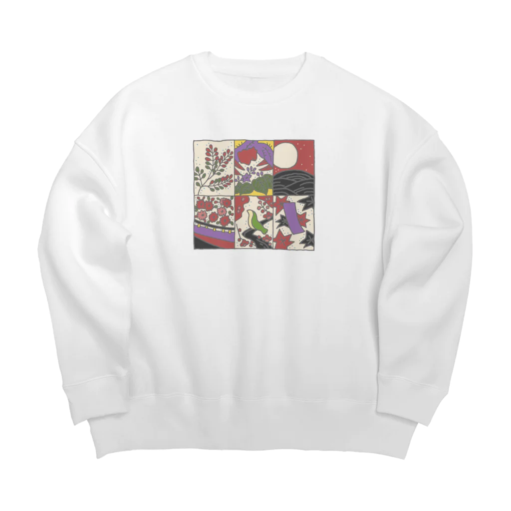 shix2のきゃわふだ Big Crew Neck Sweatshirt