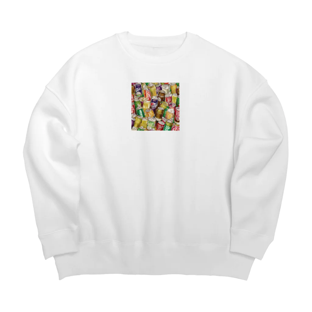 yun hapのdrink drink Big Crew Neck Sweatshirt