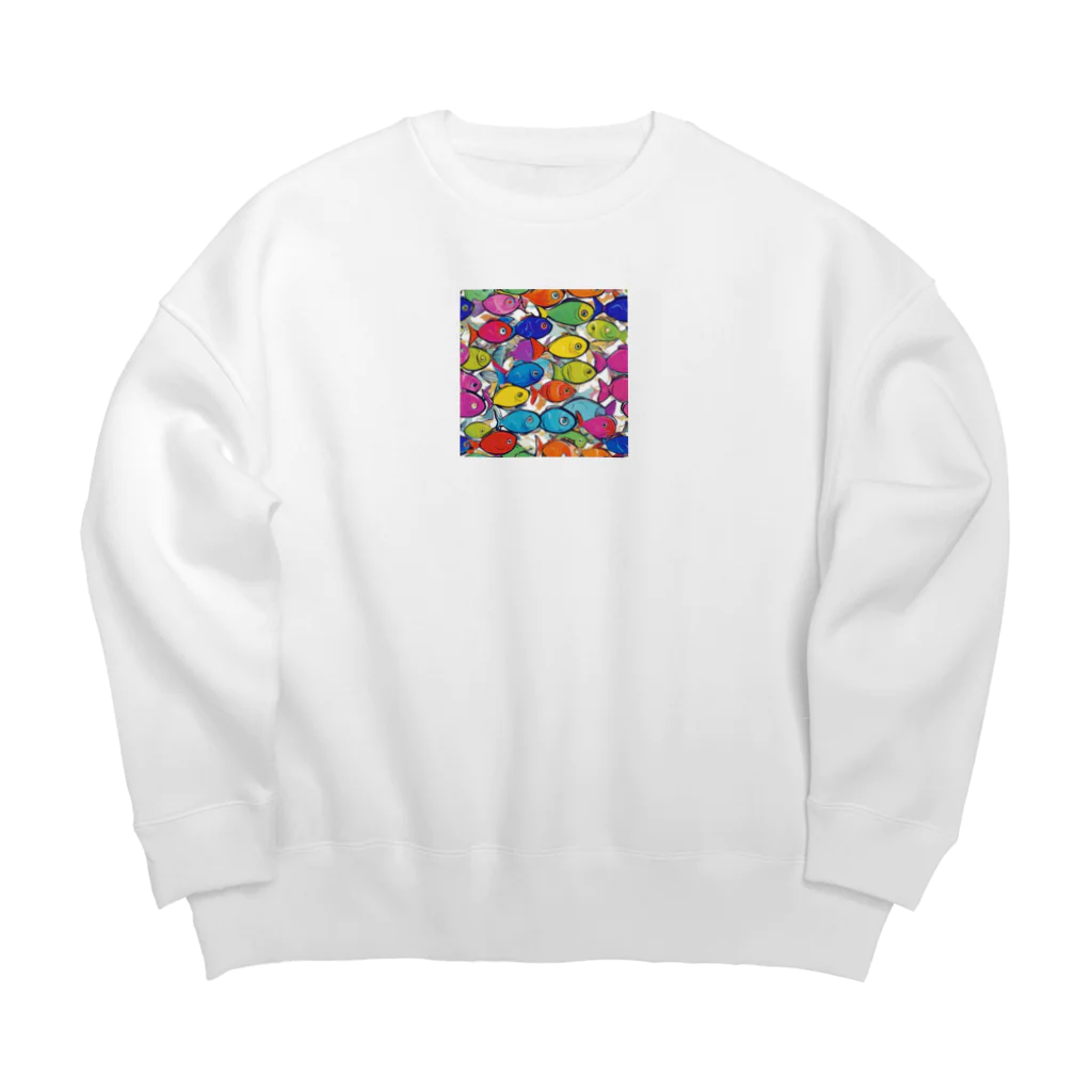 D-JOYのcolorful "sakana" Big Crew Neck Sweatshirt