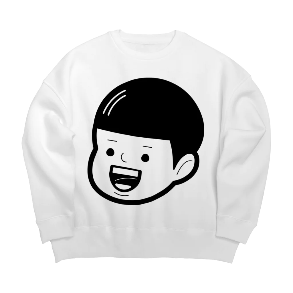 クラスにいたあいつのあいつふぇいす Big Crew Neck Sweatshirt