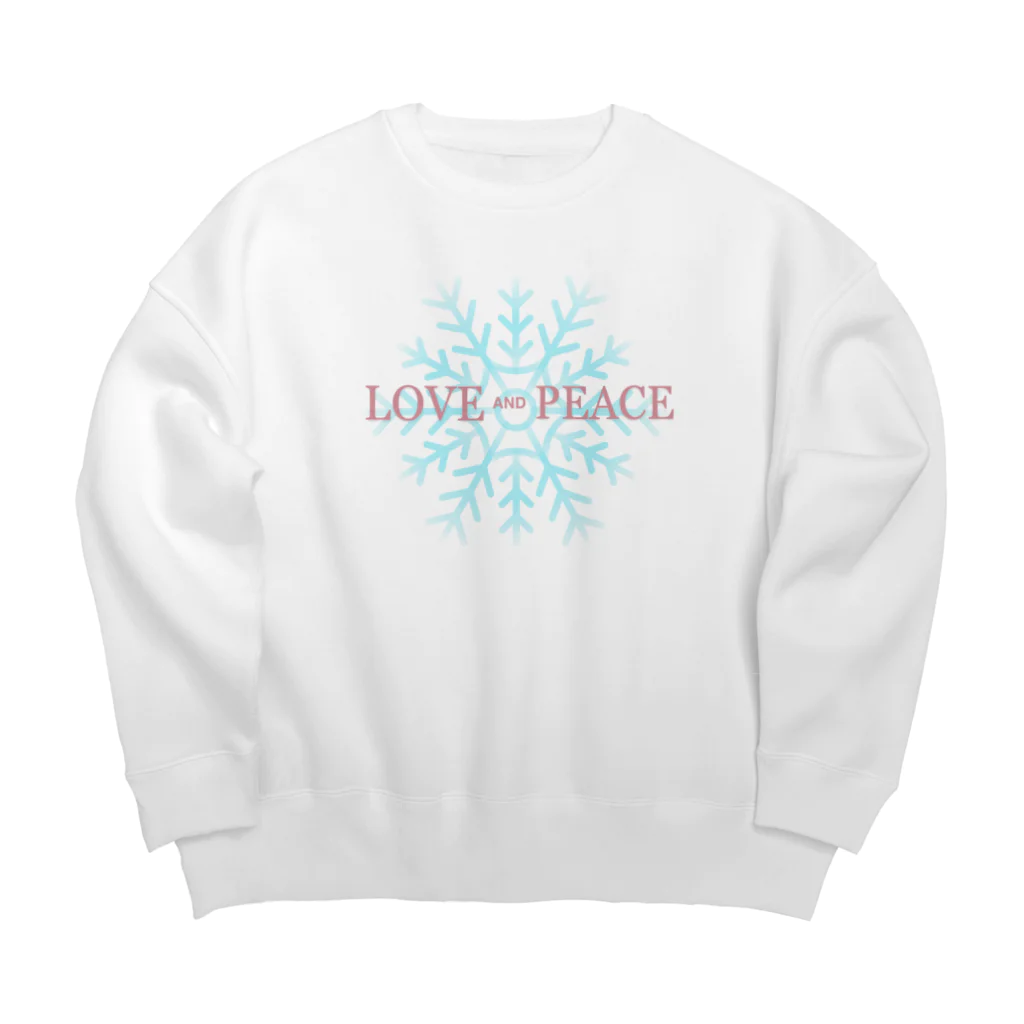 sakuranonakanoharunokazeの雪の結晶 Big Crew Neck Sweatshirt