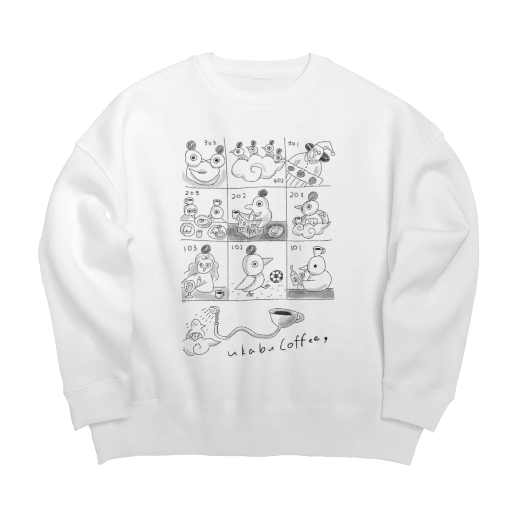 ウカブアトリエのウカブアパートメント Big Crew Neck Sweatshirt