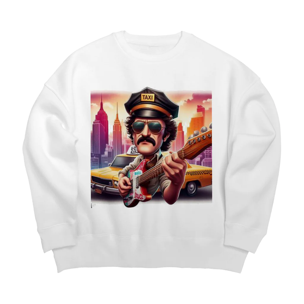 age3mのタクシードライバーブルース Big Crew Neck Sweatshirt