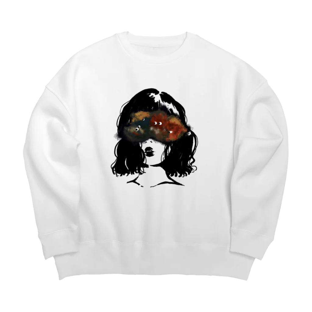 mosaicのラトゥール イカサマ師 Big Crew Neck Sweatshirt