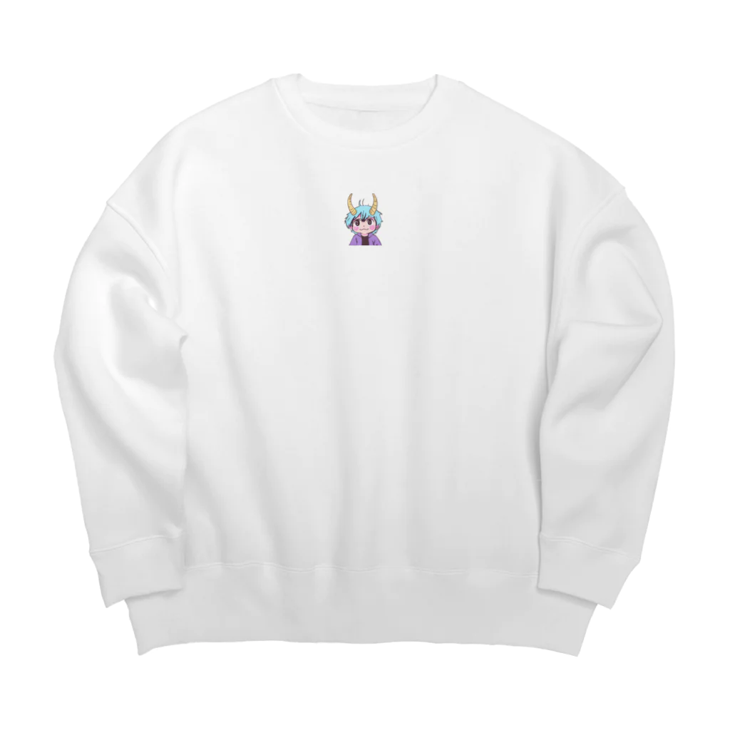 mitamu-のケイアク　 Big Crew Neck Sweatshirt