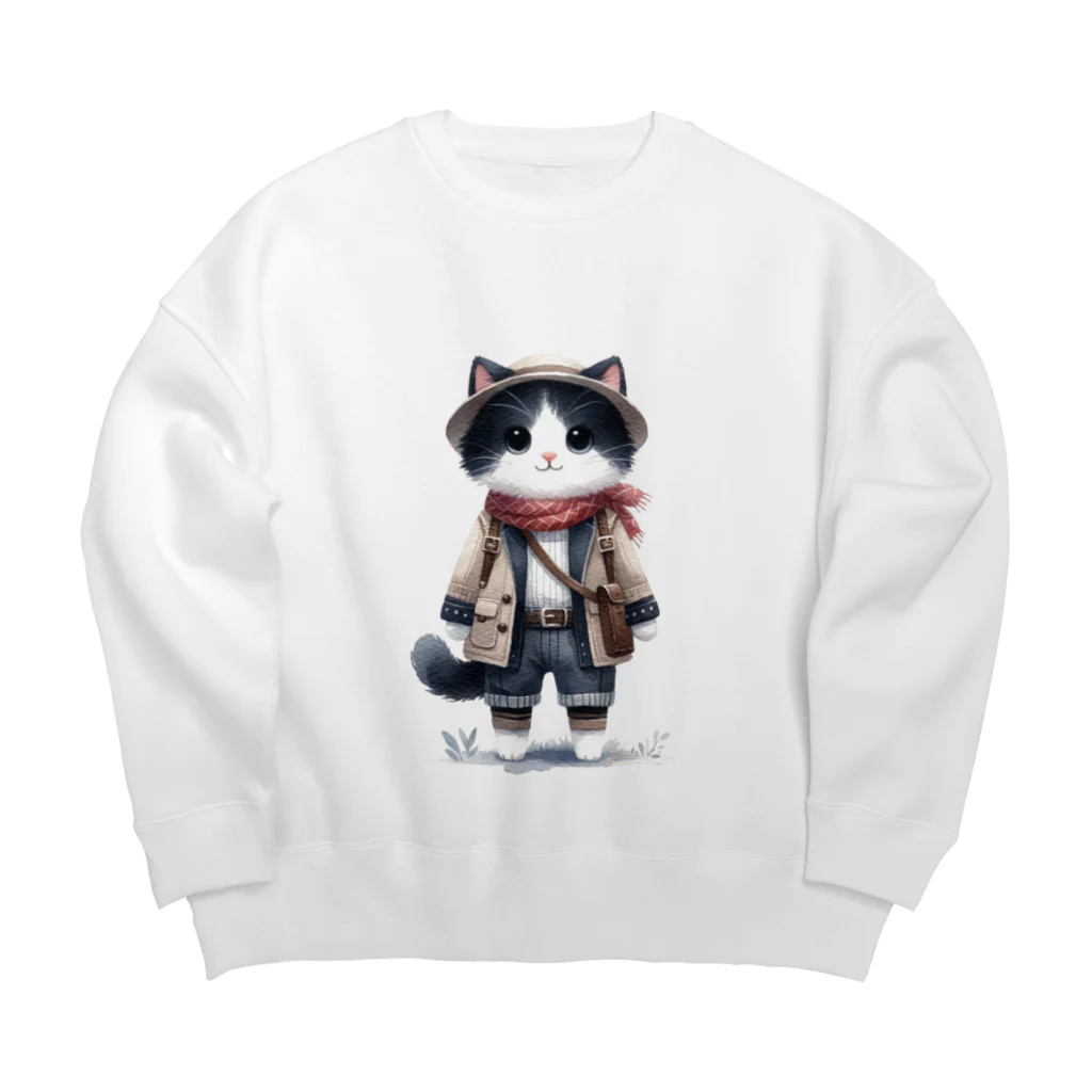 夢見る猫の箱庭のソル Big Crew Neck Sweatshirt