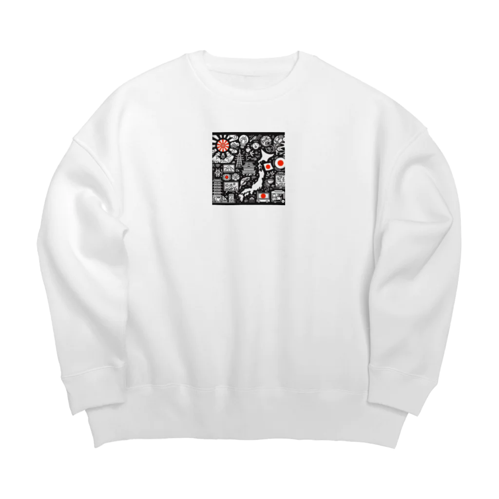 じゃぽっぷのじゃぽっぷ(クール) Big Crew Neck Sweatshirt