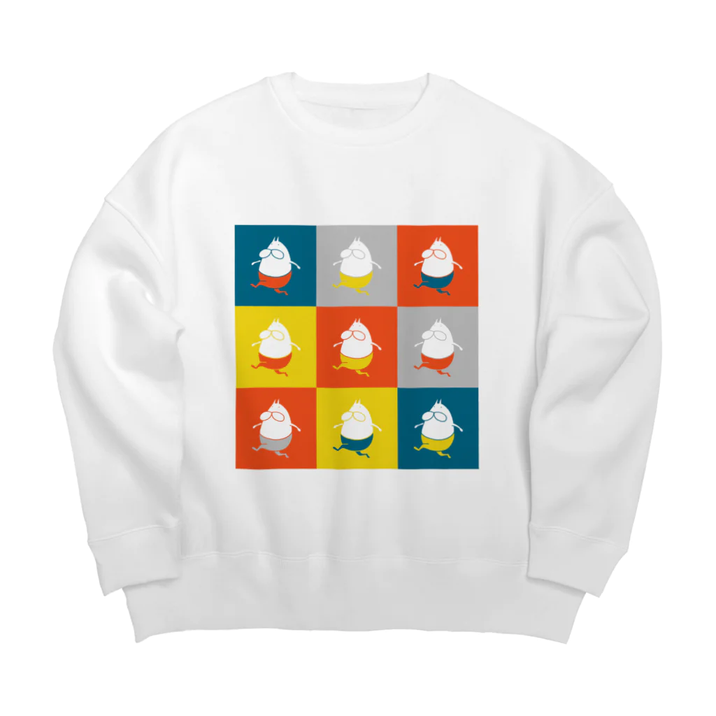 くらきち ONLINE SHOPのねこタイツ 3 × 3 Big Crew Neck Sweatshirt