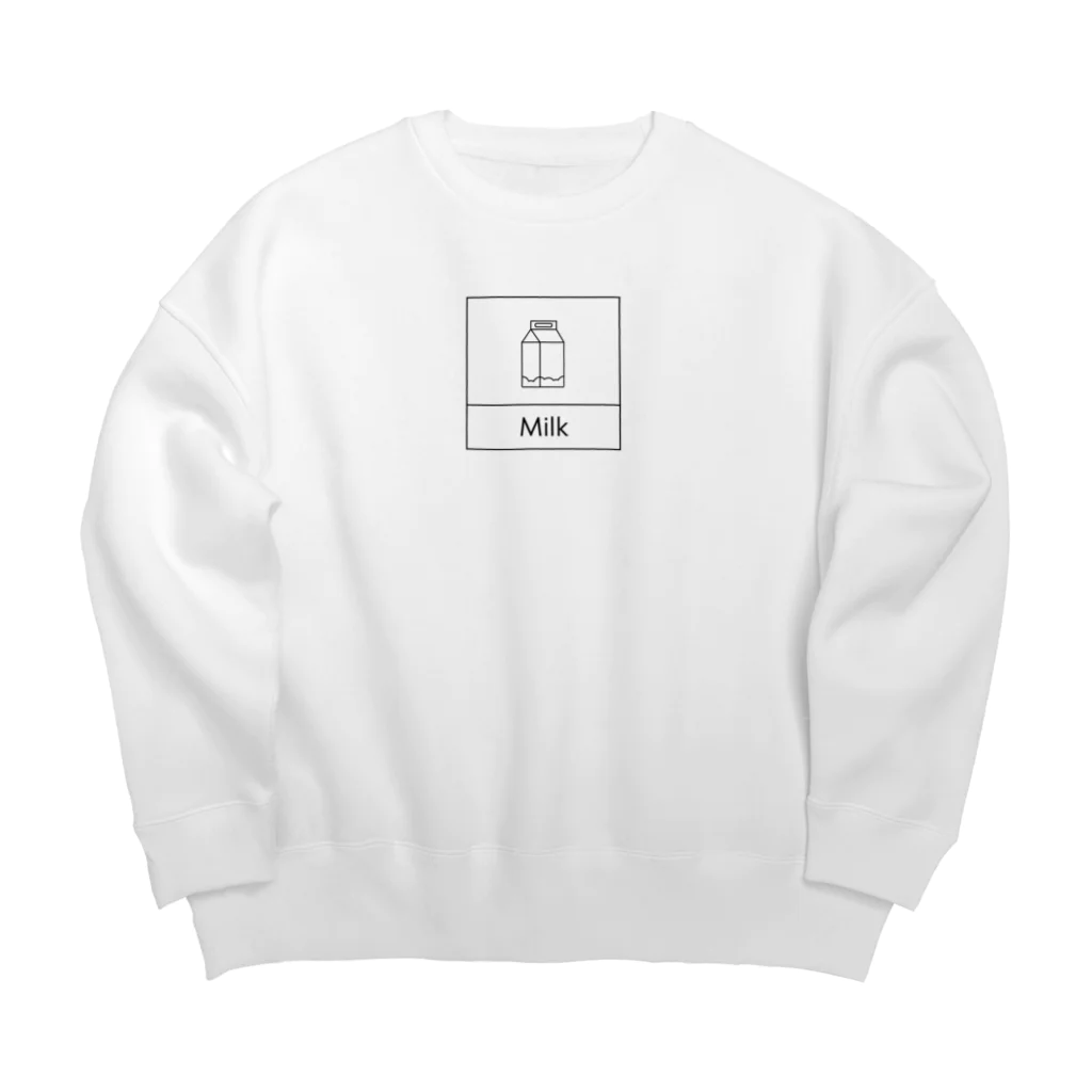 ミニマルくんの四角におさまるMilk Big Crew Neck Sweatshirt