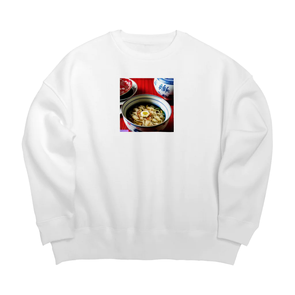 千裕アトリエ（いつもありがとう）の年越しそば Big Crew Neck Sweatshirt