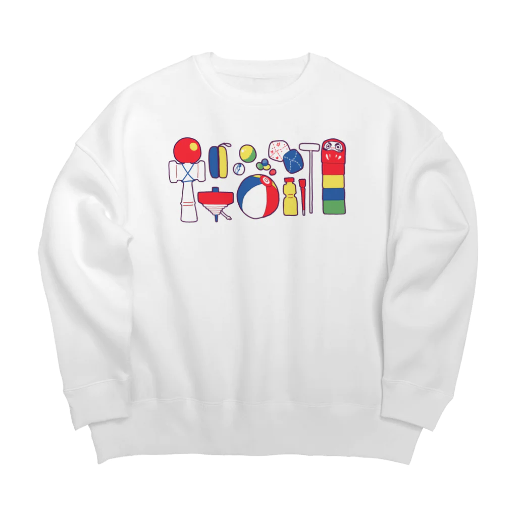 ぱすたてるかるぼのGANNGU Big Crew Neck Sweatshirt